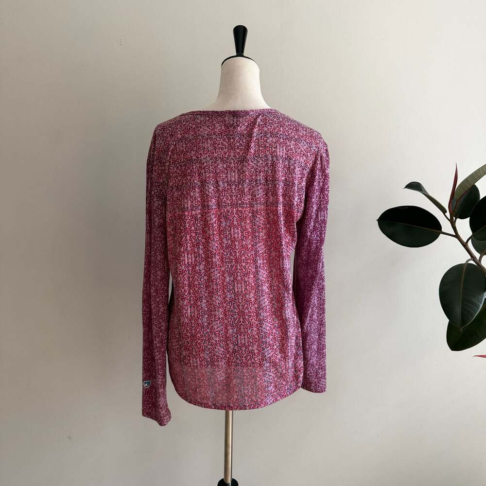 KUHL Women's Size XL Long Sleeve V-Neck Patterned Tops Bundle of 2 - Picture 11 of 12